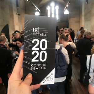 Bel a cappella sing out 2019 then raised a toast to their 25th birthday in 2020