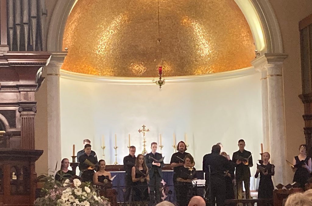Choir of St James',a rose upon a thorn