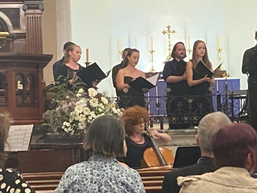 Choir of St James',a rose upon a thorn