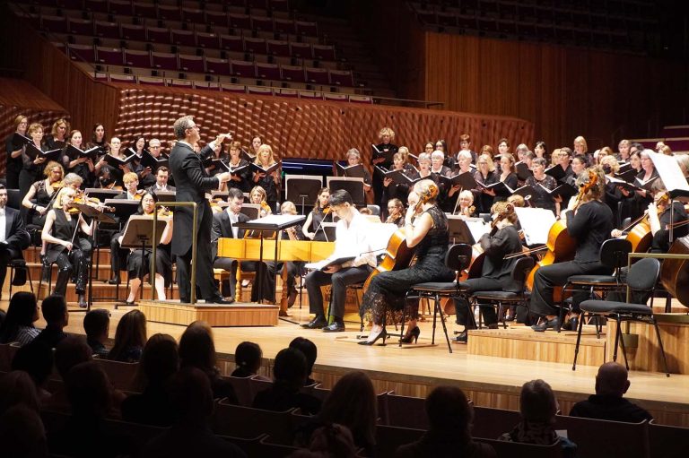 sydney philharmonia choirs presented handel's samson at sydney opera house saturday april 8, 2023 (2). photo, simon crossley meates